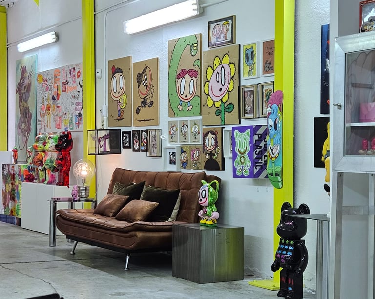 studio gallery bilbao spain guggenheim museum designer toys