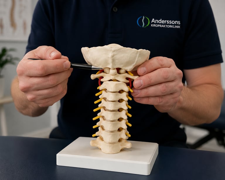 övre nackleder-atlas-axis-upper cervical care-uplands Väsby-kiropraktor