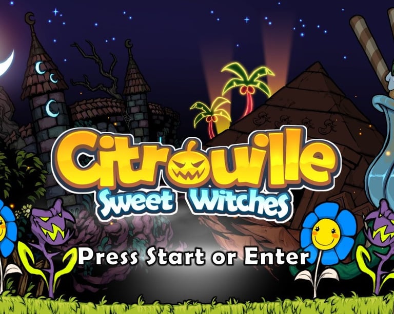 Citrouille Sweet Witches Title Screen