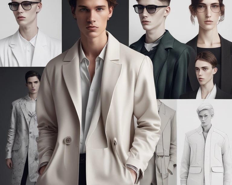 A lush green farm with neatly arranged rows of plants supported by wooden stakes and netting. In the background, tall palm trees rise against a partly cloudy sky, creating a serene agricultural landscape.