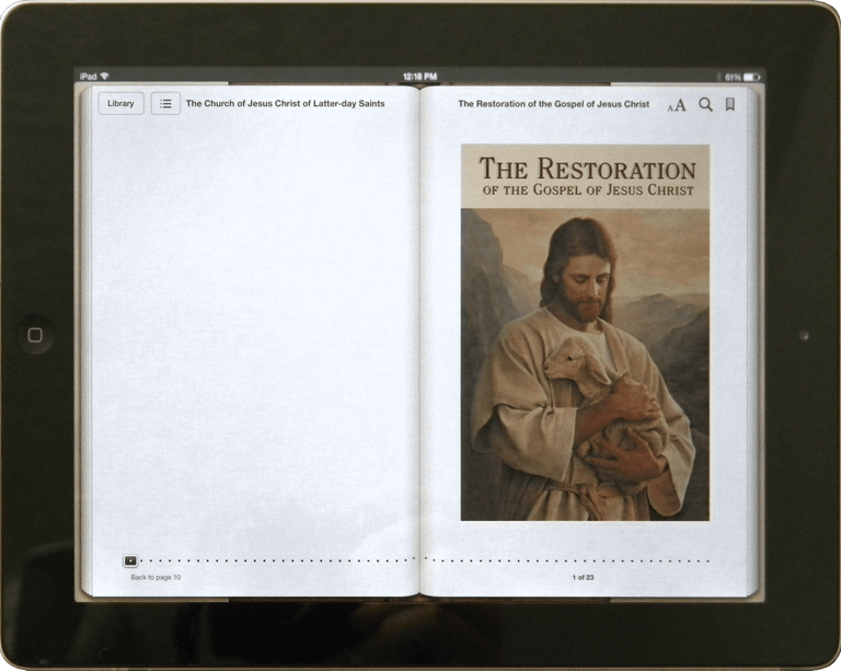 The Restoration EPUB—Cover Design