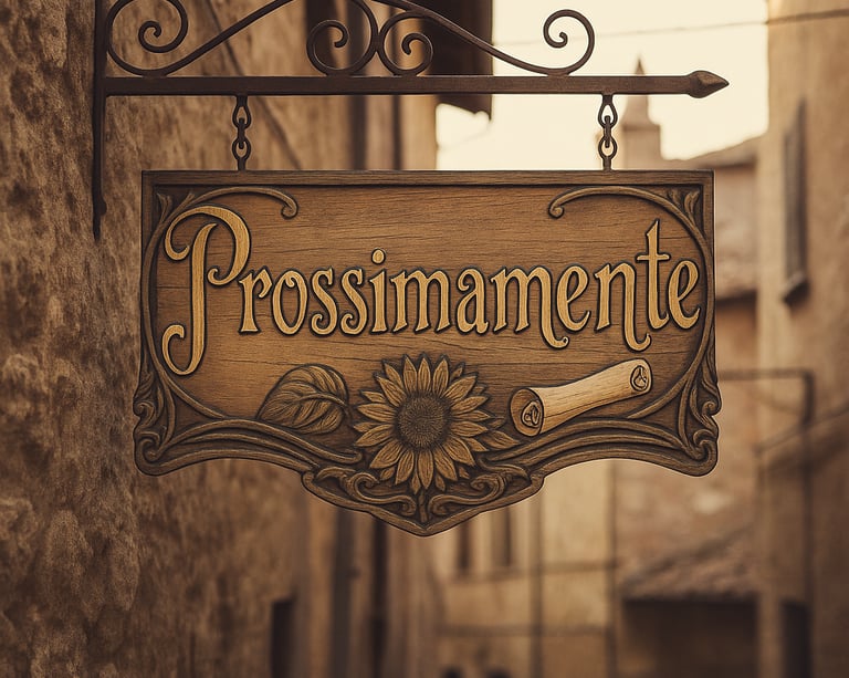 cartello prossimamente