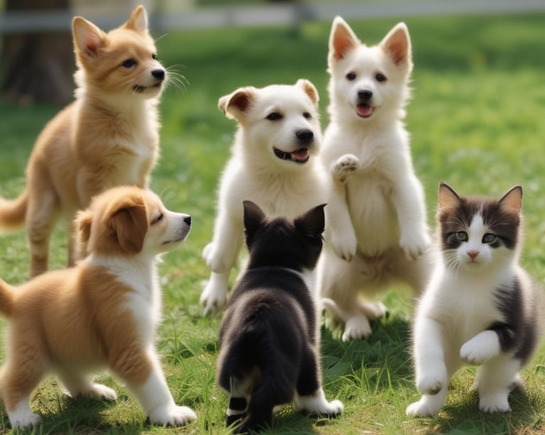A diverse group of people happily sharing their thoughts in a cozy, colorful community space.