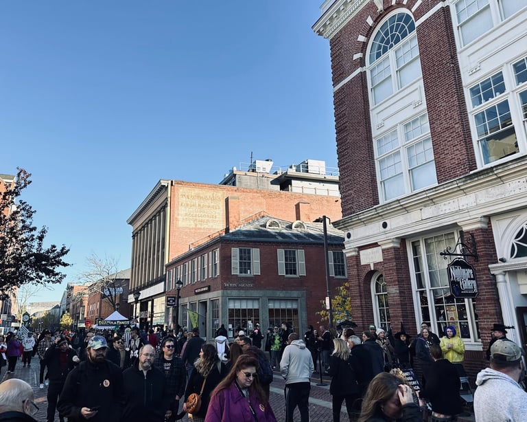 Essex Street in Salem during Haunted Happenings