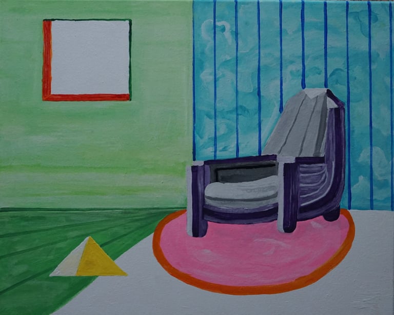 Kevo-2022Painting/Acrylic/canvas/"Thinking Grounds"
