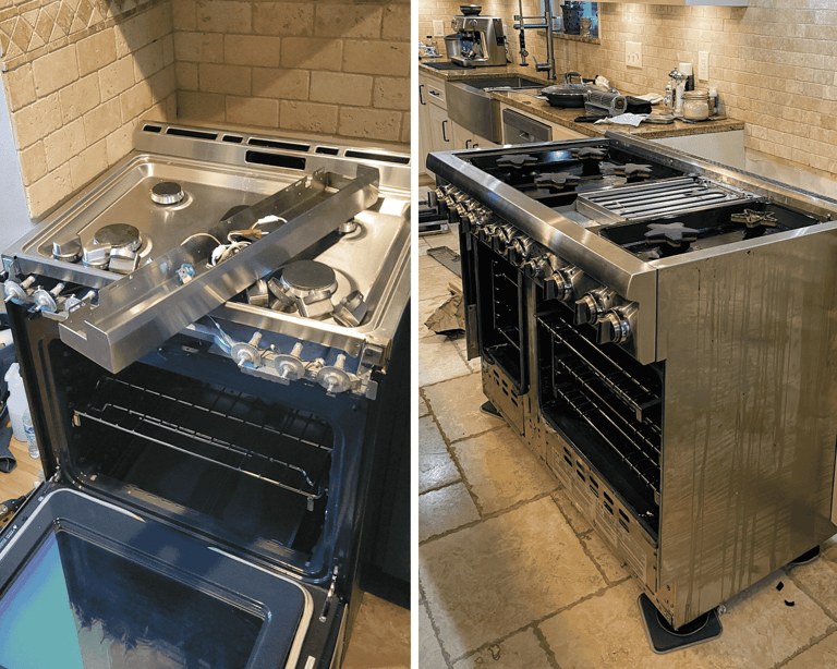 gas range cooktop repair burners los angeles