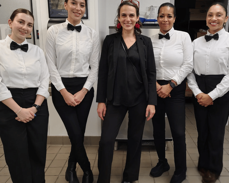 Melody Morrison with Allegro Events Waitstaff in Lake Nona
