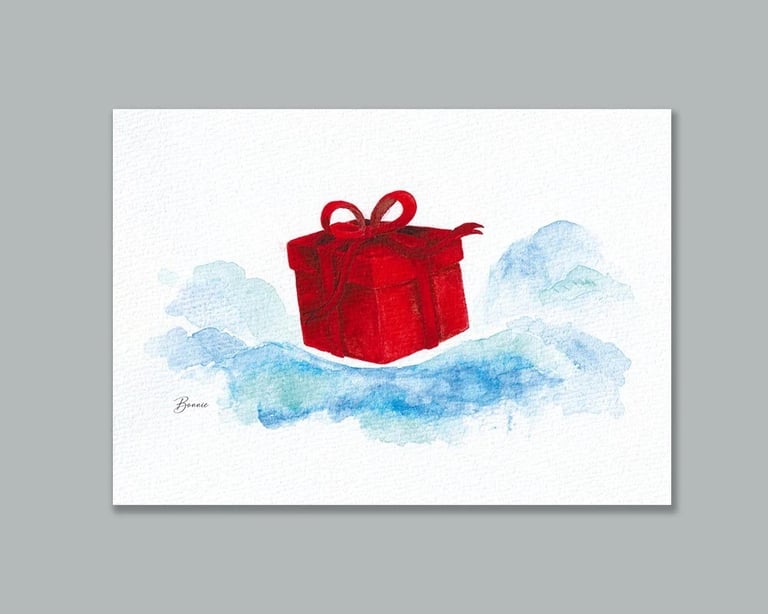 iagape x inHim watercolor postcards present