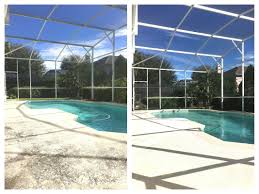 Screen enclosure soft wash in Port Richey, FL—restores brightness & extends the life of your cage