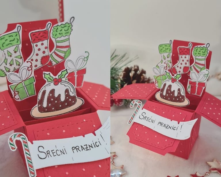 Handmade Christmas Pop Up Card Ideas
