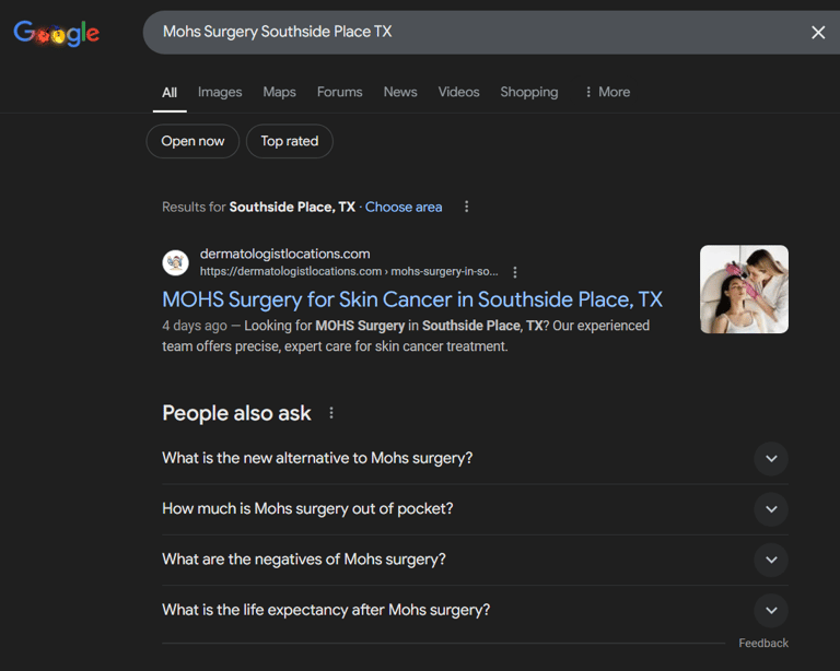 mohs surgery seo services