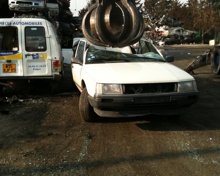 a craned truck with a craned crane on it