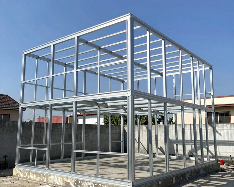 Photo of a cozy renovated home exterior with rustic countryside surroundings.