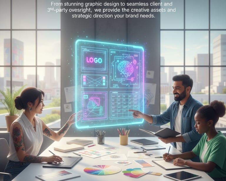 From stunning graphic design to seamless client and 3rd-party oversight, we provide the creative ass