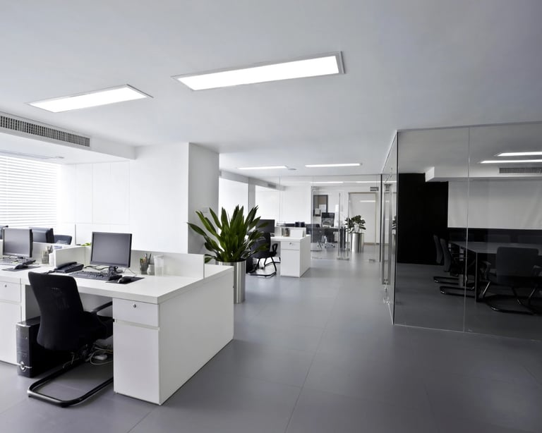 Commercial painting office refit