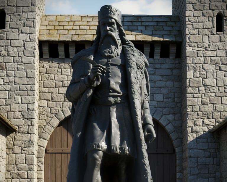 statuie miron costin, Iasi