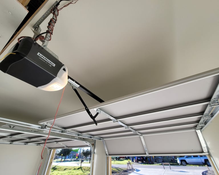 New Liftmaster opener installed in Austin Tx by On Point Overhead Doors