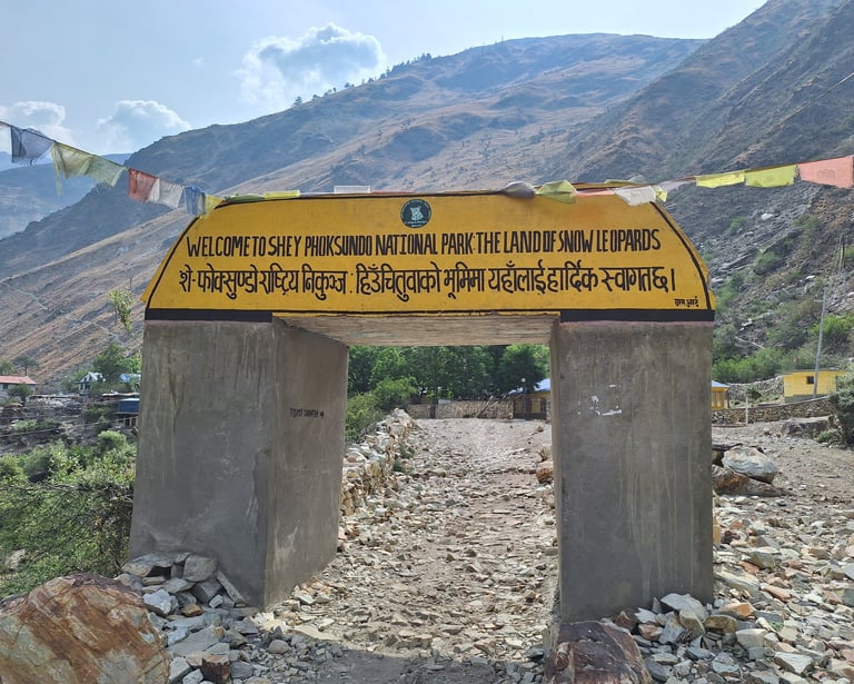 porte d'entrée du parc national