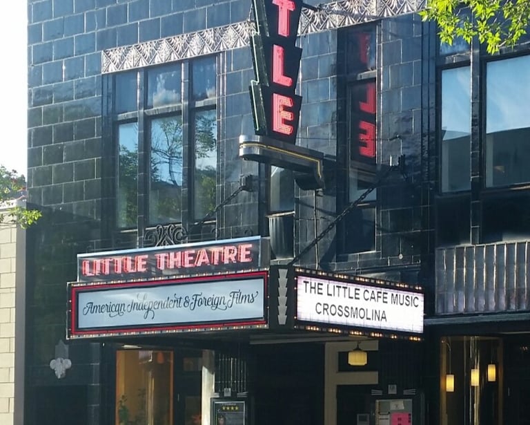 Crossmolina Band performing at the Little Theater Cafe.