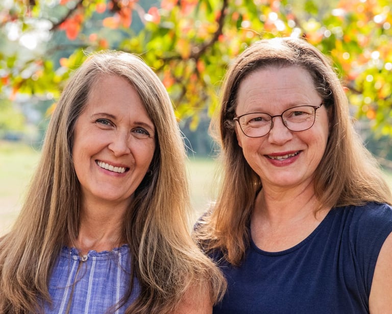 Lynn Joshua and Katy Garber