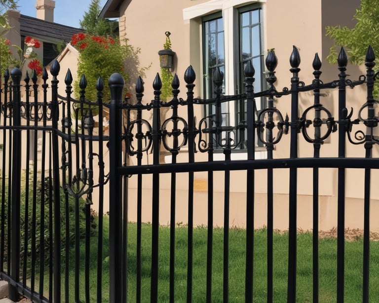 A skilled worker welding metal pieces in a workshop.