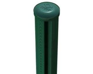 poteau rond a feuillure vert