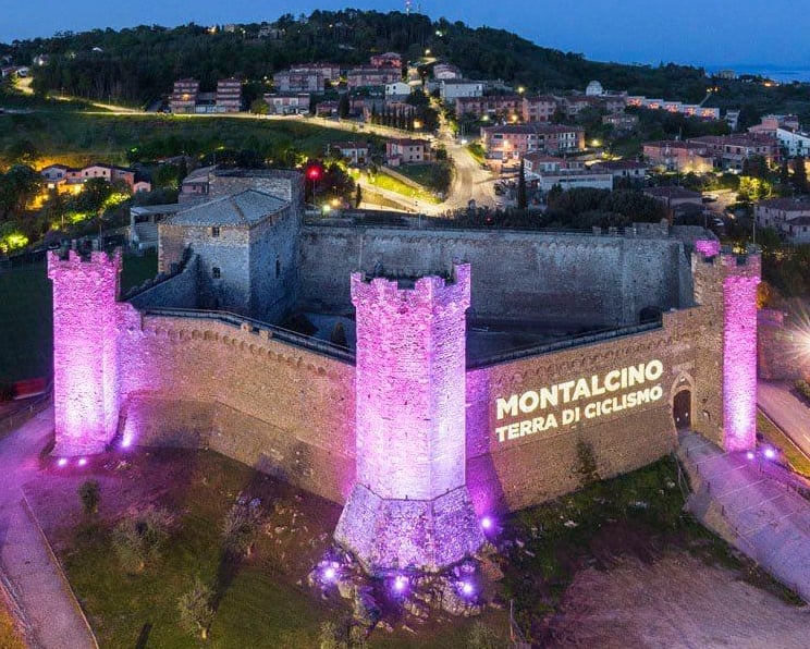 a castle with a castle in the background