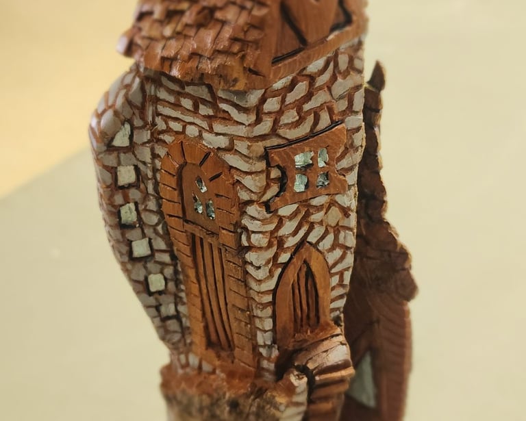 Bark Carving at it's Best