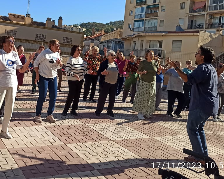 Taller Baile Mayores SomosBarrio