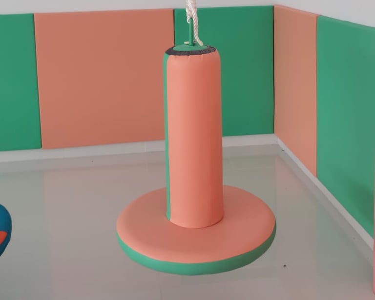 Ayunan Jamur warna pink dan hijau SI