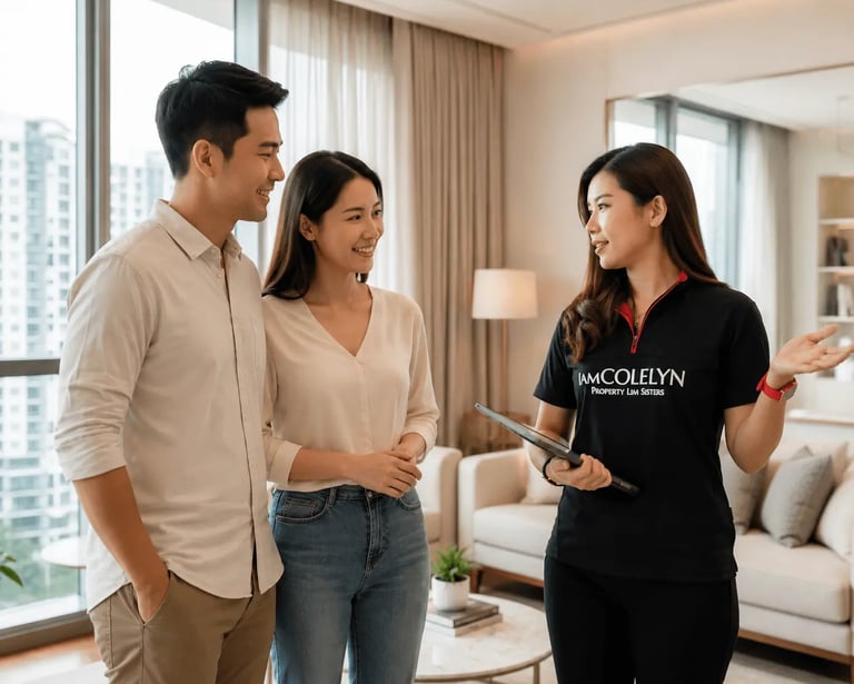 Singapore property consultant advising home buyers on property decisions
