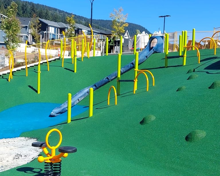 Sheffield Elementary FirstBase Surfacing