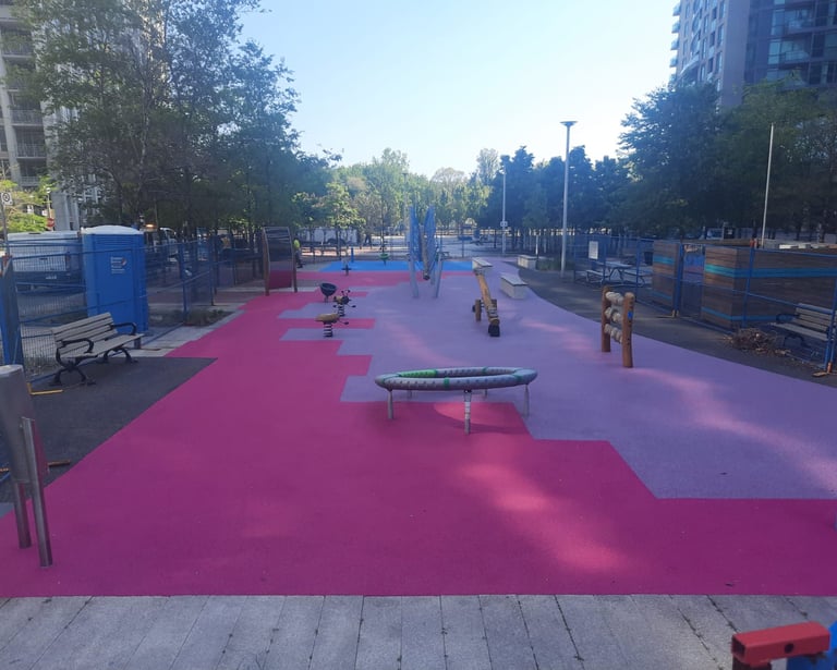 June Callwood Park FirstBase Surfacing