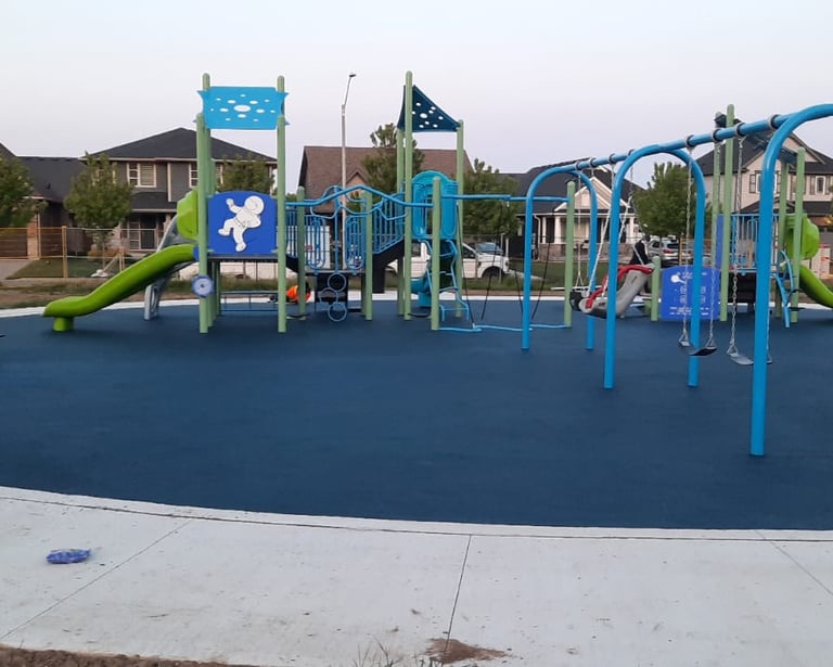 Merit Meadows Playground FirstBase Surfacing