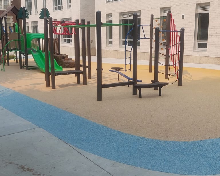 David Lloyd George School FirstBase Surfacing