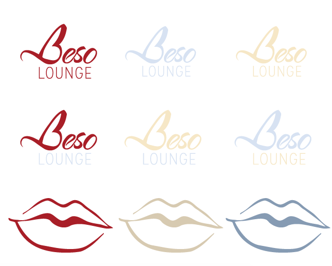 beso lounge branding package