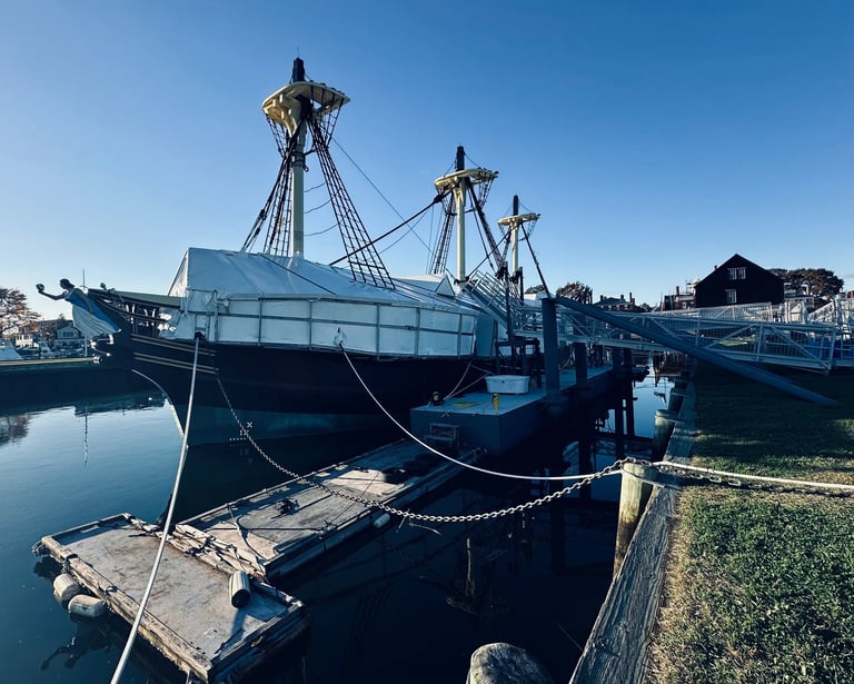 Friendship of Salem, a replica of a 1797 three-masted ship