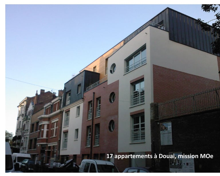 plandarchi Arras - 17 Ap­par­te­ments à Douai, mis­sion MOe