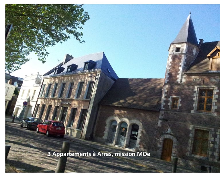 plandarchi Arras - 3 ap­par­te­ments à Sainte-Ca­the­rine-les-Ar­ras, mis­sion MOe