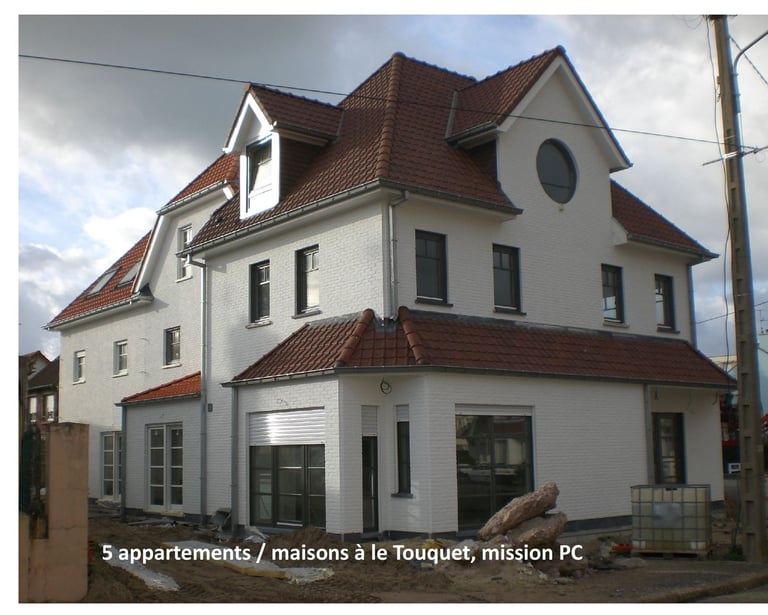 plandarchi Arras - 5 ap­par­te­ments / mai­sons à le Tou­quet, mis­sion PC