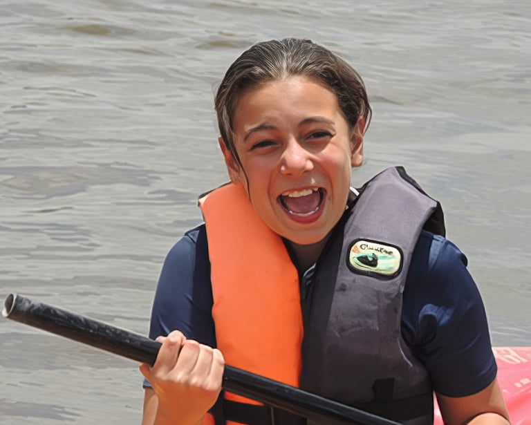 Kayacs en Campamento de Verano