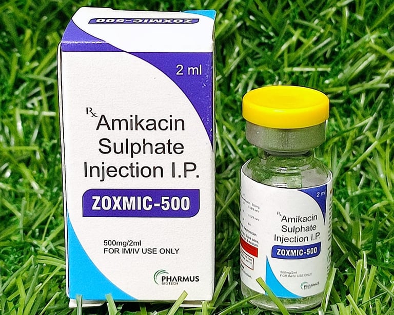 Amikacin Sulphate Injection I.P. (ZOXMIC-500)