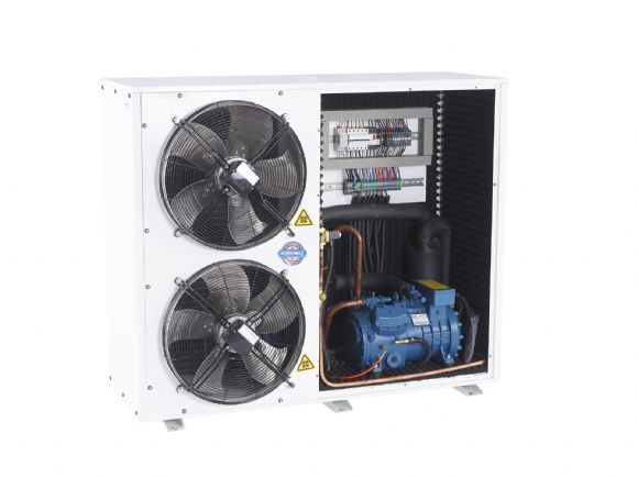 Spilit cooling system with Semi-hermetic reciprocating Danfoss compressor