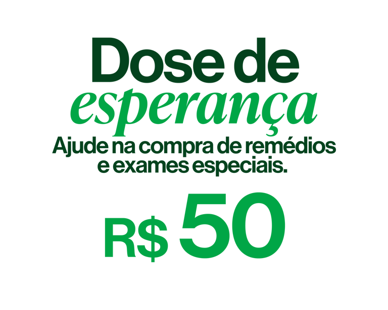 Descrição do pacote "Dose de Esperança"