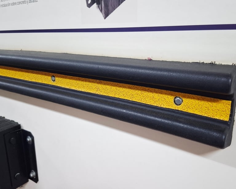 tope longituidinal para anden