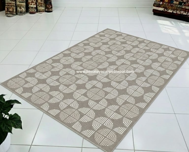 Custom bespoke handmade rugs – geometric designs – Himalaya Carpet Industry