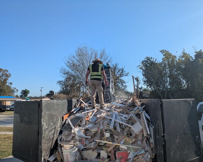 Dumpster Trailer Rental and junk removal