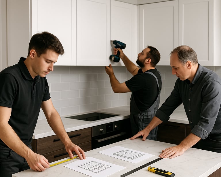 Instalación completa de cocinas en Madrid