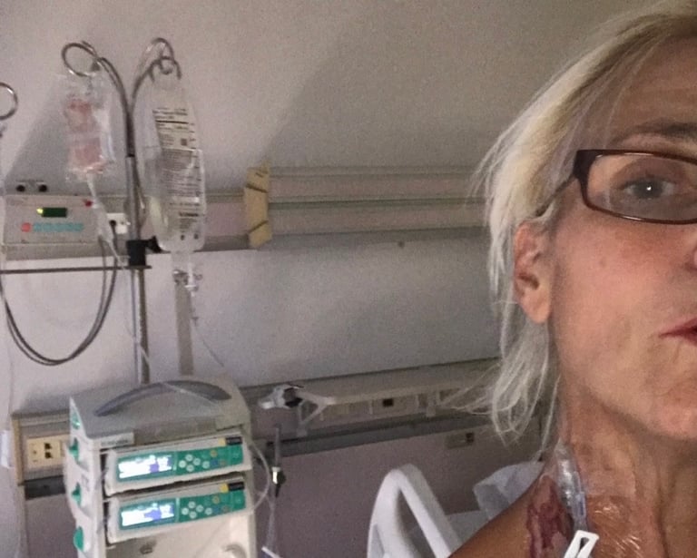 Shannon Falk in the ICU June 4 after 9 points magnesium poisoning