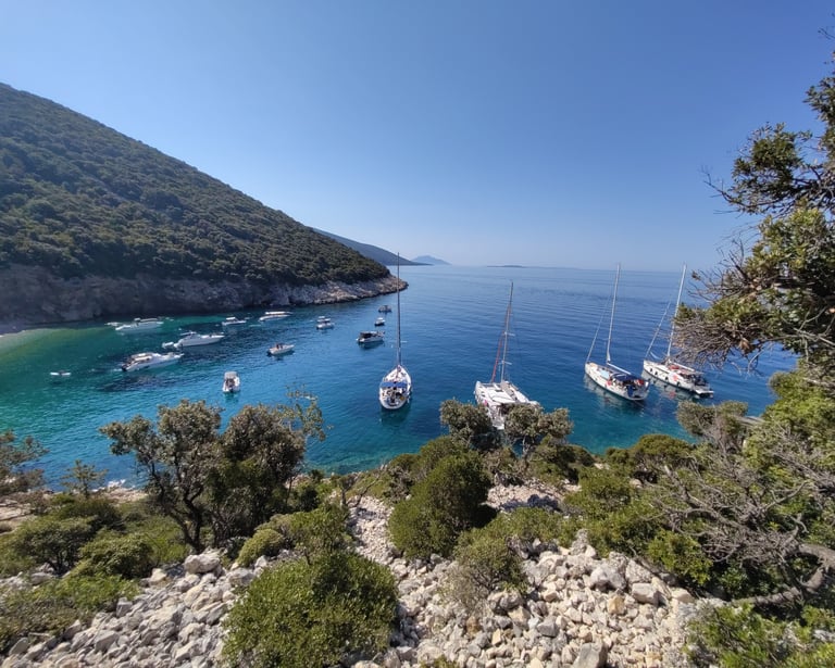 Mittelmeer Ankerplatz Kroatien